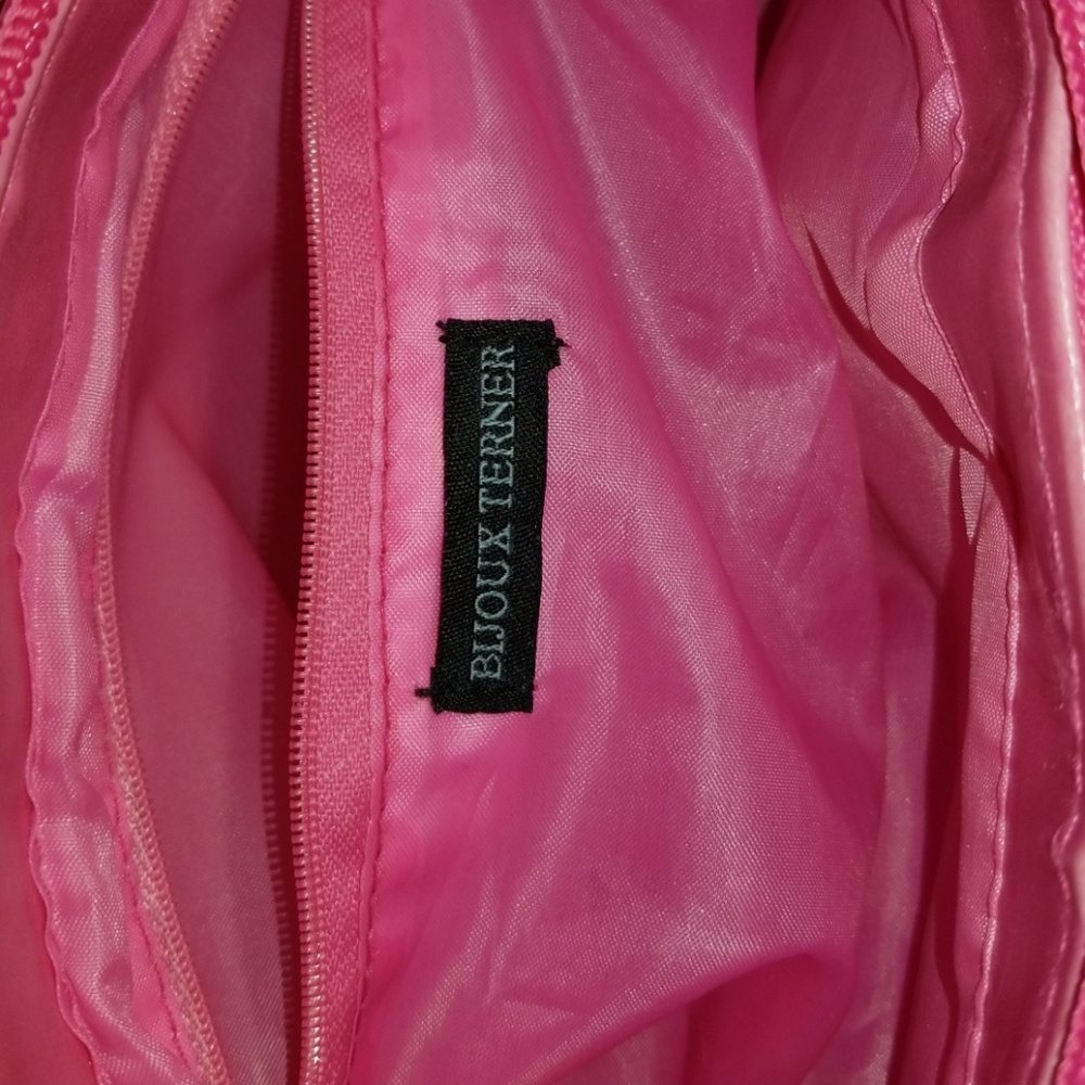 Bijoux Terner pink purse 14x3x8 - Picture 6 of 8